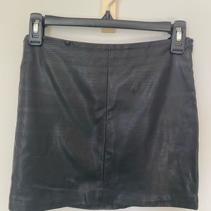 ZARA TRF Faux Leather Mini Skirt